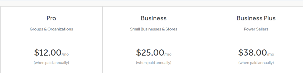 Weebly pricing plan 