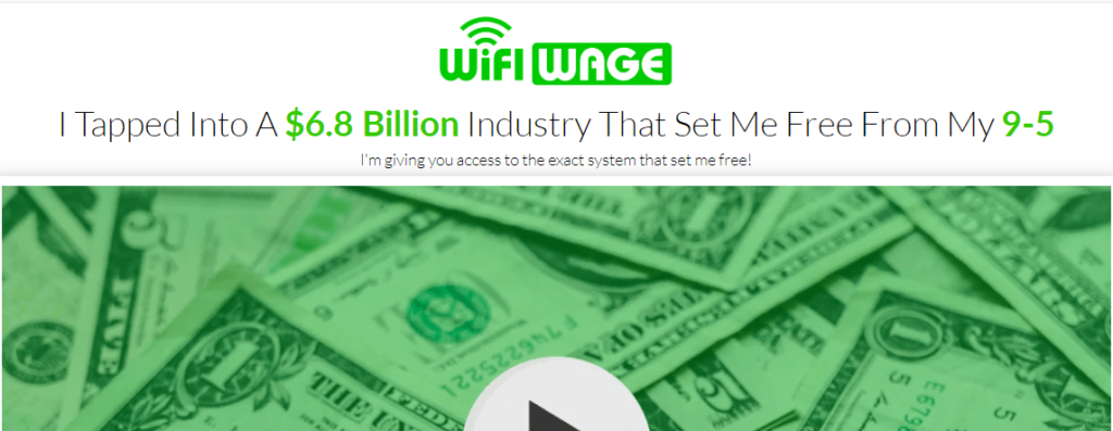 The Wifiwage course review: Tom claim in the sale page