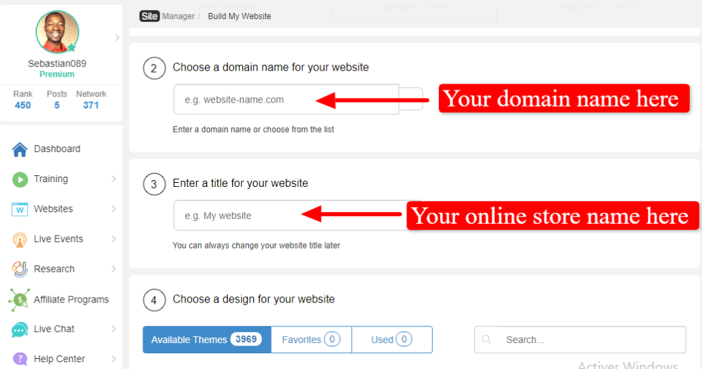 Ecommerce website setting up process: choose a wordpress theme