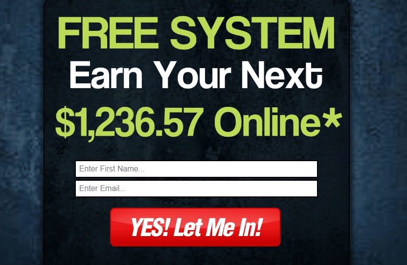 Evergreen Lead Machine review: their capture page
