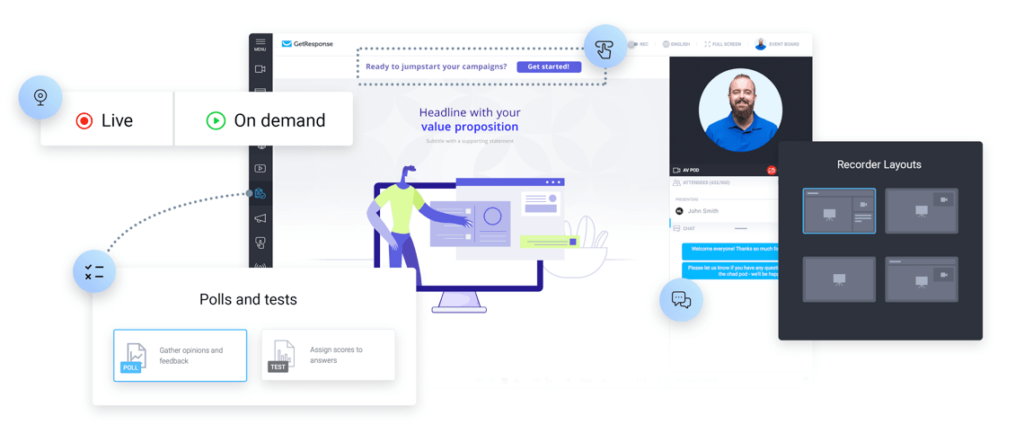 Getresponse webinars templates