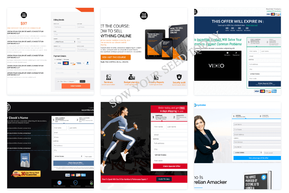 Systeme.io Funnel Templates