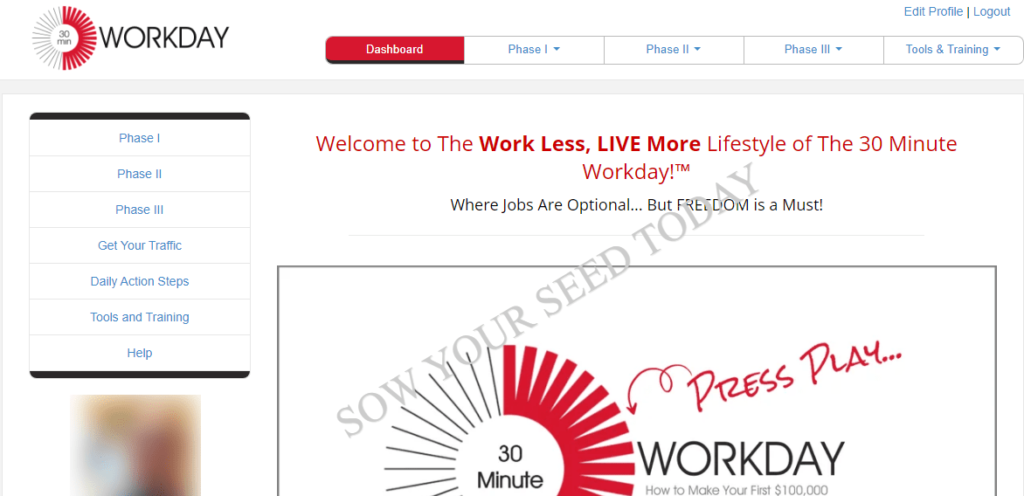 30 Minute Workday review: my dashboard