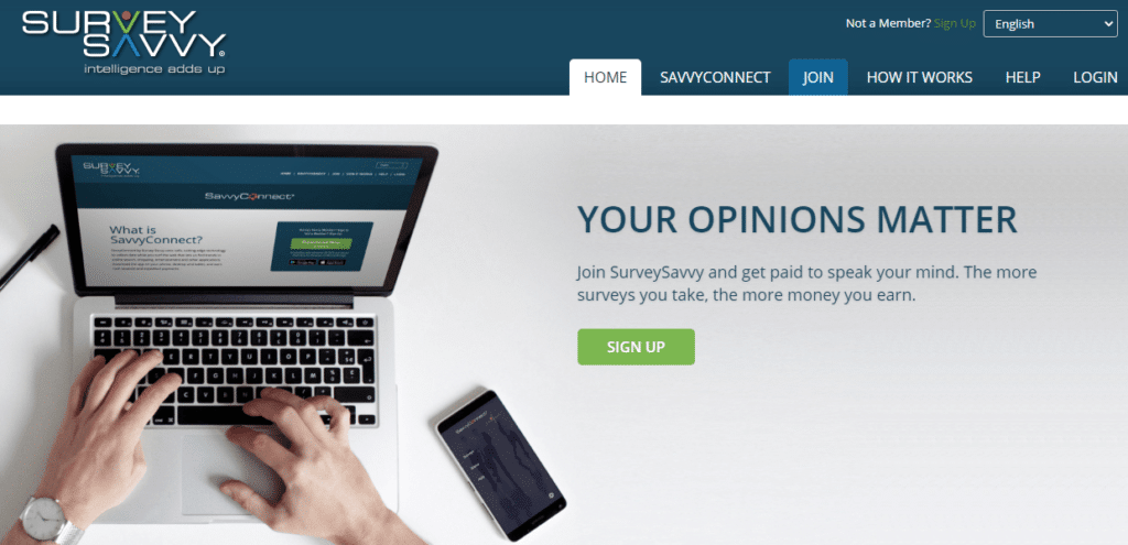 Best paid online survey sites: survey savvy