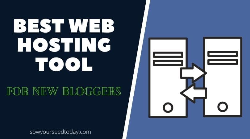 best blogging tools for beginners: web hosting 