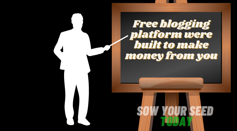 Create free website - free blogging platform is built to make money from you
