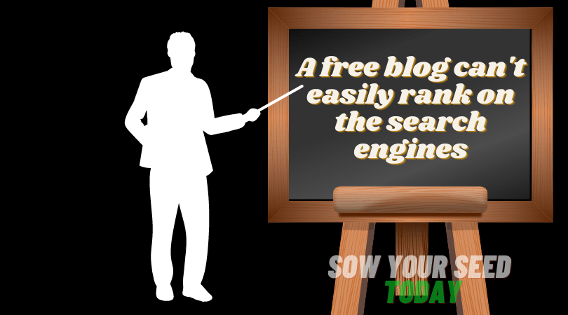 How to create a free blog - ranking problem