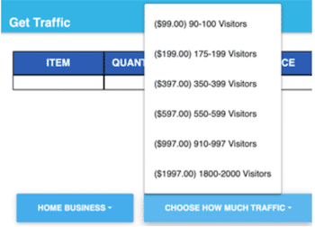 Traffic price