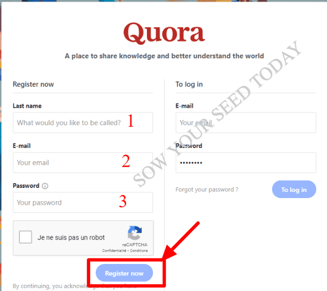 Quora Marketing tips - creating your Quora account for business