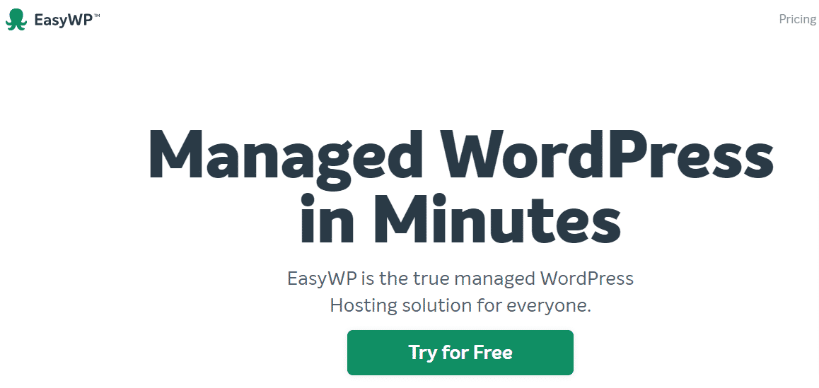 Best Managed Web Hosting provider - EasyWP