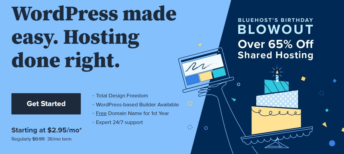 Best web hosting for small businesses - Bluehost