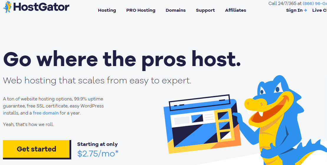 Cheaper Web Hosting Service provider - HostGator