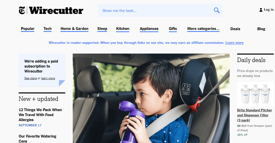 Websites sold for millions dollars - Wirecutter.com bought by NYT