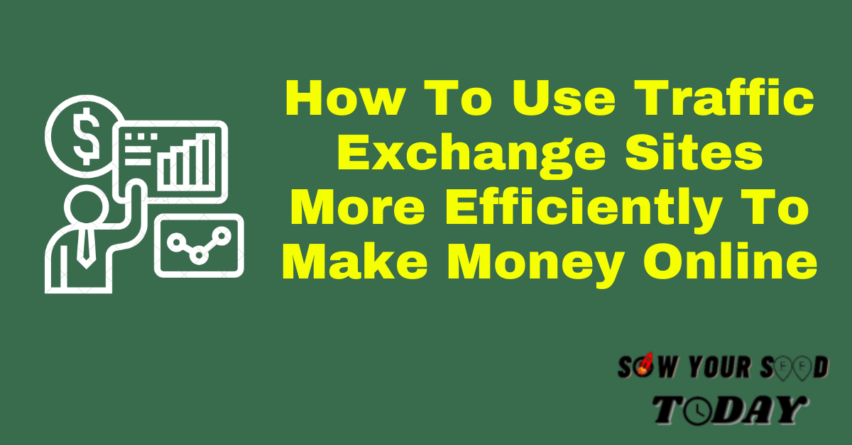 How to Use traffic exchange sites to make money