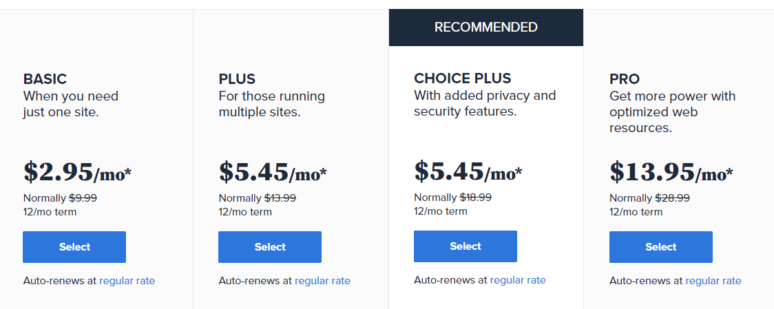 Bluehost Black Friday hosting price in 2021