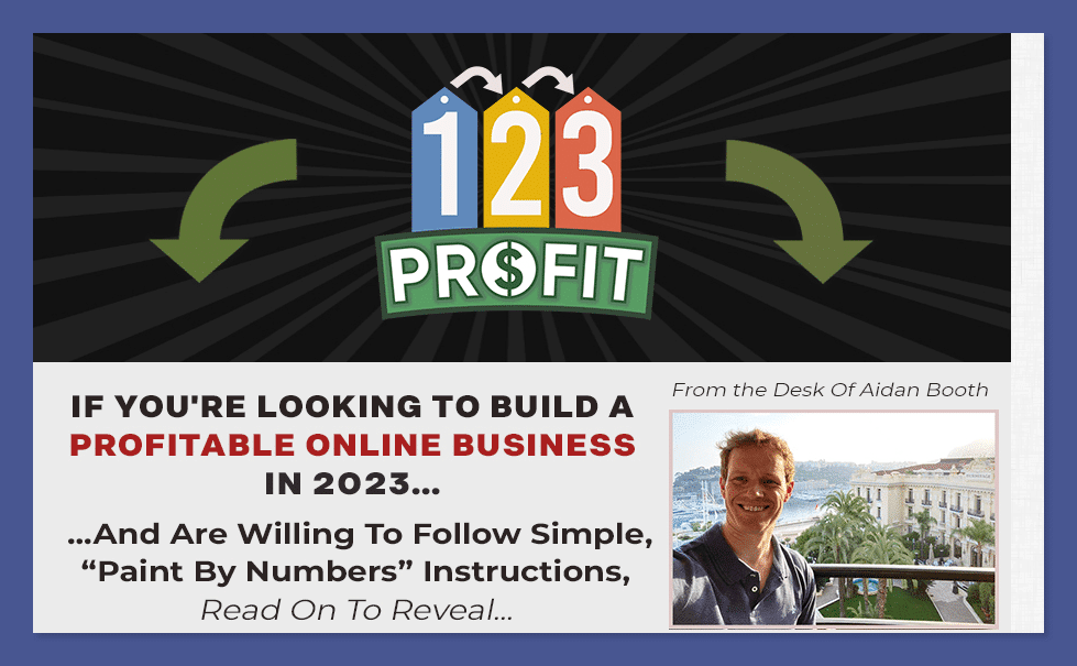 123 Profit review - home page